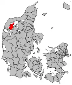 Location in Denmark