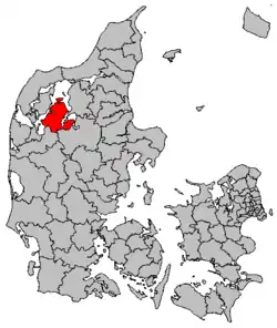 Location in Denmark