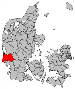 Location in Denmark