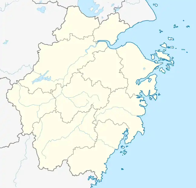 Lanxi is located in Zhejiang