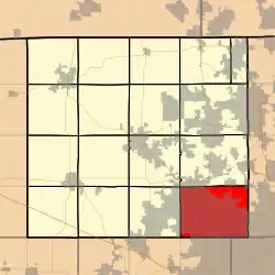 Location in McHenry County