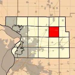 Location in Madison County