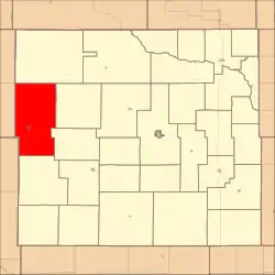 Location in Custer County