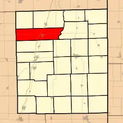 Location in Iroquois County