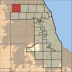 Location in Cook County