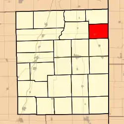 Location in Iroquois County