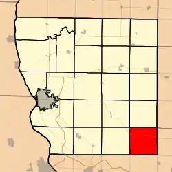 Location in Adams County