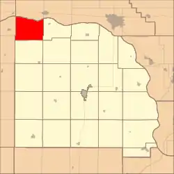 Location in Saunders County