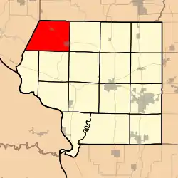 Location in Jackson County