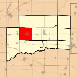 Location in Clinton County