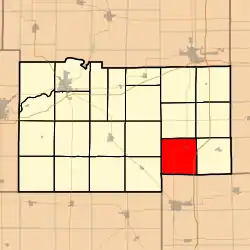 Location in Lee County