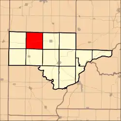 Location in Schuyler County