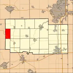 Location in Ogle County