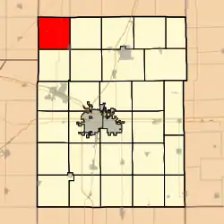 Location in Champaign County