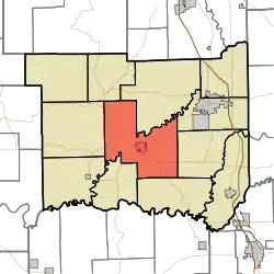 Location in Jackson County