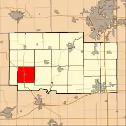 Location in Ogle County