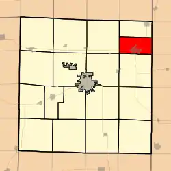 Location in McDonough County