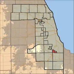 Location in Cook County