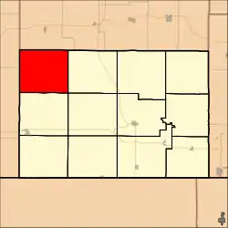 Location in Chautauqua County