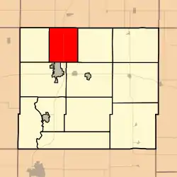 Location in Allen County