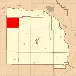 Location in Saunders County