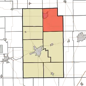 Location in Wabash County