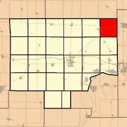 Location in Bureau County