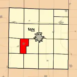 Location in McDonough County