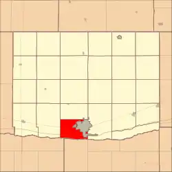 Location in Buffalo County