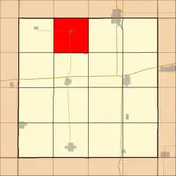 Location in Hancock County