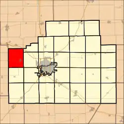 Location in McLean County