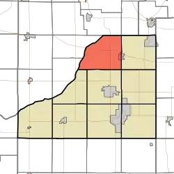 Location in Starke County