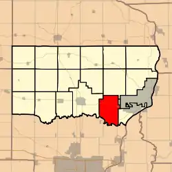 Location in Clinton County