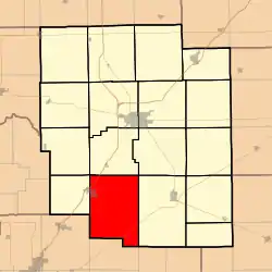 Location in Logan County