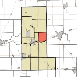 Location in Miami County