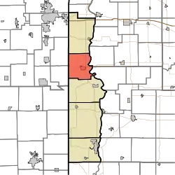 Location in Vermillion County