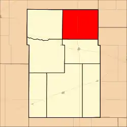 Location in Gray County