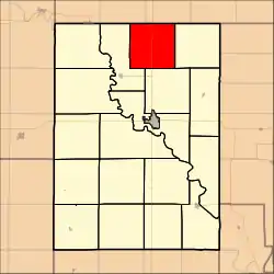 Location in Clay County