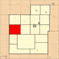 Location in Jackson County