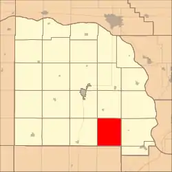 Location in Saunders County