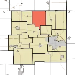 Location in Wayne County