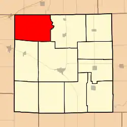 Location in Jasper County