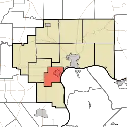 Location in Jefferson County