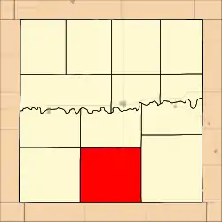 Location in Graham County