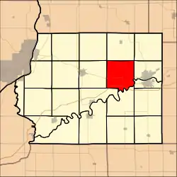 Location in Whiteside County