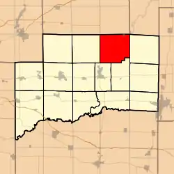 Location in Clinton County