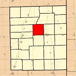 Location in Iroquois County