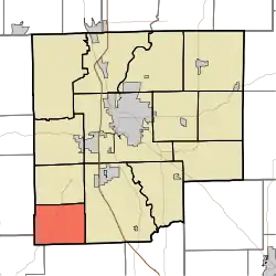 Location in Bartholomew County