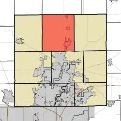 Location in Hamilton County