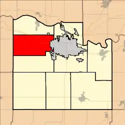 Location in Douglas County